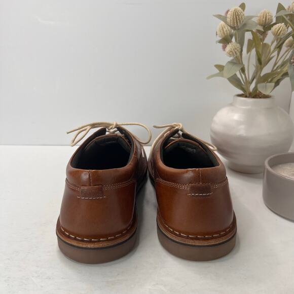 Steve Madden Harpoon 981 Oxford Shoes Lace Up Leather Wood Brown Men 12 Tried On main image 8